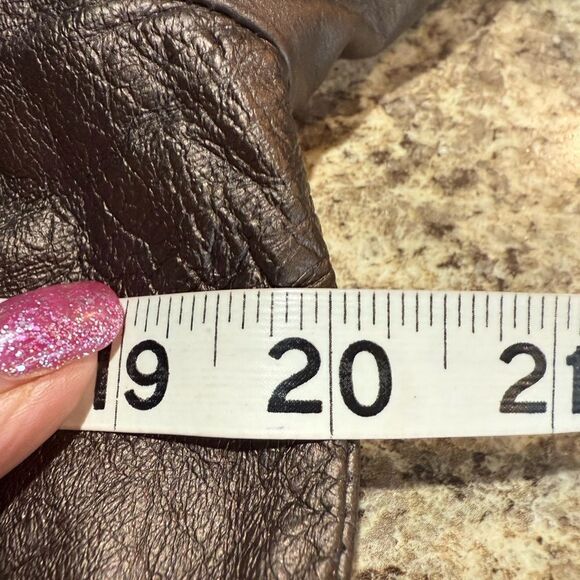 Worthington, genius, leather blazer size large - Picture 4 of 8